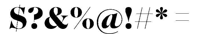 Englisch Extrabold Font OTHER CHARS