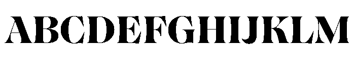 Englisch Extrabold Font UPPERCASE