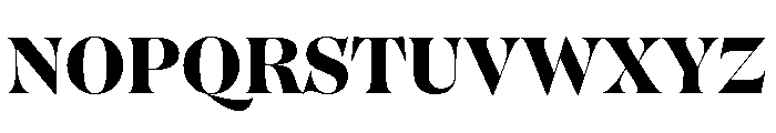 Englisch Extrabold Font UPPERCASE