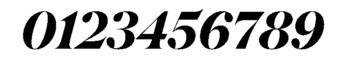 Englisch ExtraboldItalic Font OTHER CHARS