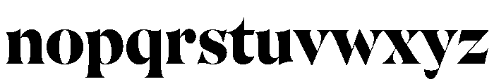 Englisch Extrabold Font LOWERCASE