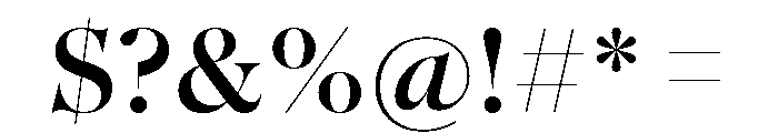 Englisch Medium Font OTHER CHARS