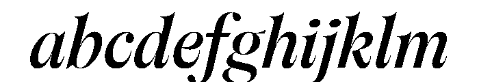 Englisch MediumItalic FONT