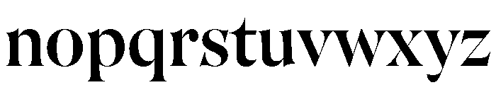 Englisch Medium Font LOWERCASE