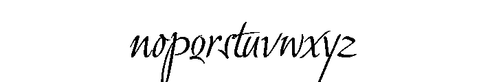 Englewood Regular Font LOWERCASE