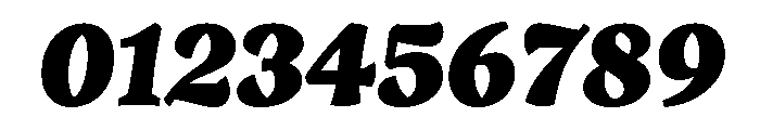 Engria Black Italic Font OTHER CHARS