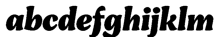 Engria Black Italic FONT