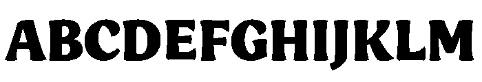 Engria Black Font UPPERCASE