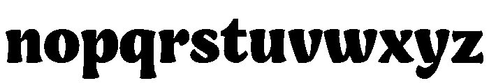 Engria Black Font LOWERCASE