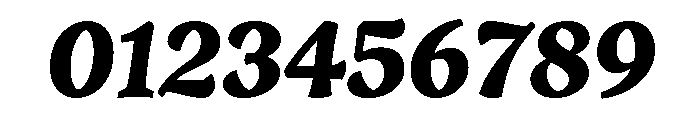 Engria Bold Italic Font OTHER CHARS