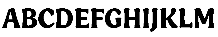 Engria Bold Font UPPERCASE