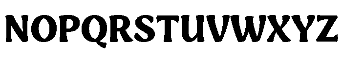 Engria Bold Font UPPERCASE