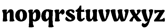 Engria Bold Font LOWERCASE