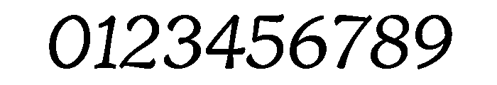 Engria Book Italic Font OTHER CHARS
