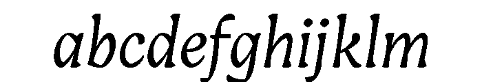 Engria Book Italic FONT