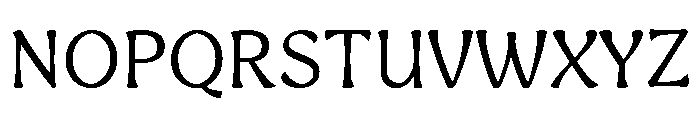 Engria Book Font UPPERCASE