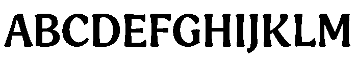 Engria Medium Font UPPERCASE