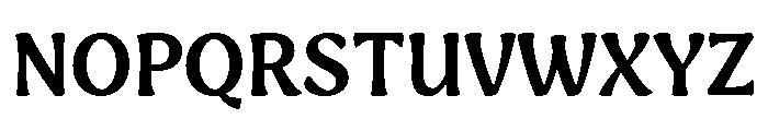 Engria Medium Font UPPERCASE