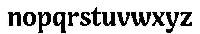 Engria Medium Font LOWERCASE