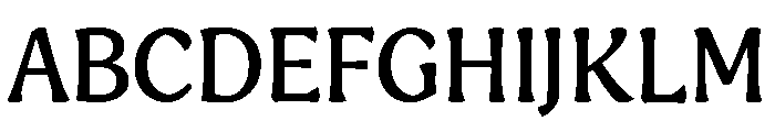 Engria Regular Font UPPERCASE