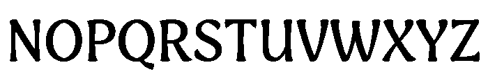 Engria Regular Font UPPERCASE