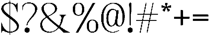 Eonique Regular otf (400) Font OTHER CHARS