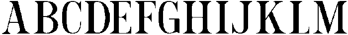 Eonique Regular otf (400) Font UPPERCASE