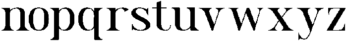 Eonique Regular otf (400) Font LOWERCASE