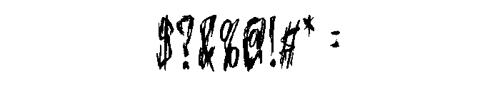 Ephemeral Nightmares Font OTHER CHARS