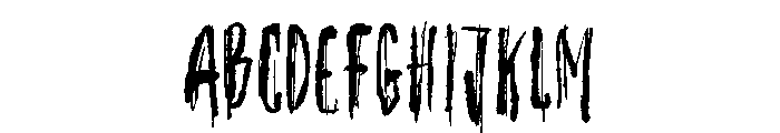 Ephemeral Nightmares Font UPPERCASE