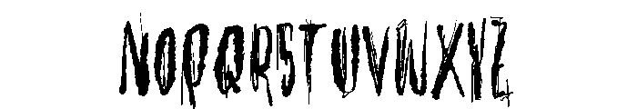 Ephemeral Nightmares Font UPPERCASE