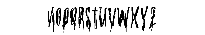 Ephemeral Nightmares Font LOWERCASE