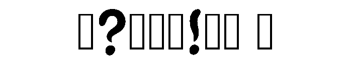 Ephes Regular Font OTHER CHARS