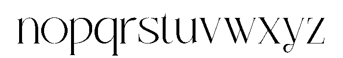 Epical Roman Font LOWERCASE