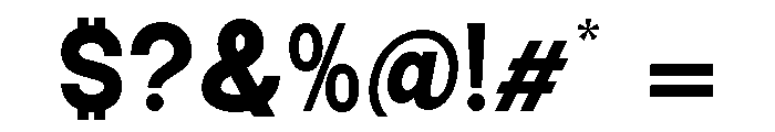 Epigraphy Black Font OTHER CHARS