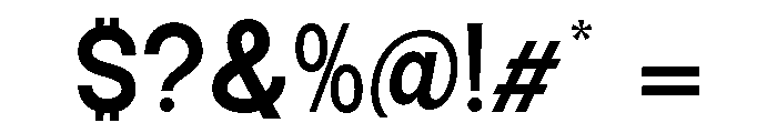 Epigraphy Bold Font OTHER CHARS