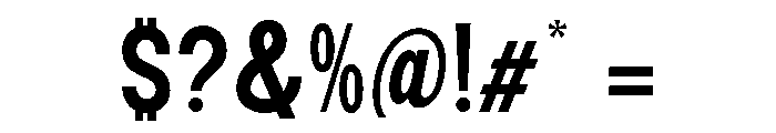 Epigraphy Condensed Bold Font OTHER CHARS