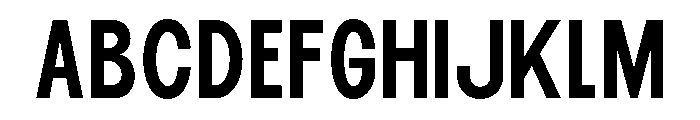 Epigraphy Condensed Bold Font UPPERCASE