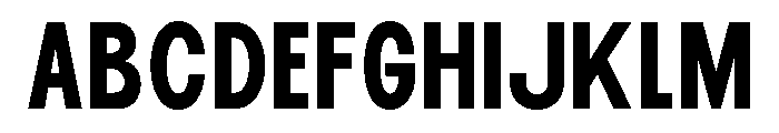 Epigraphy Condensed Extra Bold Font UPPERCASE