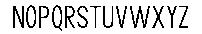 Epigraphy Condensed Light Font UPPERCASE