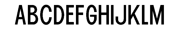 Epigraphy Condensed Medium Font UPPERCASE