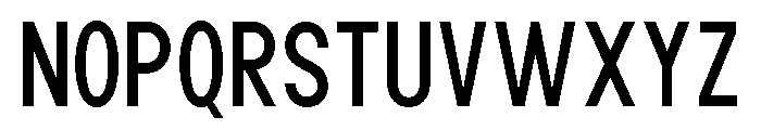 Epigraphy Condensed Medium Font UPPERCASE