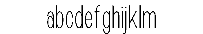 Epigraphy Condensed Thin FONT