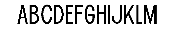 Epigraphy Condensed Font UPPERCASE