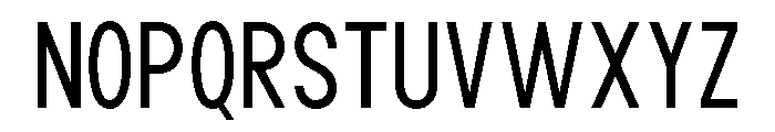 Epigraphy Condensed Font UPPERCASE