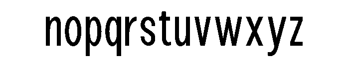 Epigraphy Condensed Font LOWERCASE