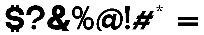 Epigraphy Expanded Black Font OTHER CHARS