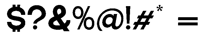 Epigraphy Expanded Extra Bold Font OTHER CHARS