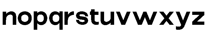 Epigraphy Expanded Extra Bold Font LOWERCASE