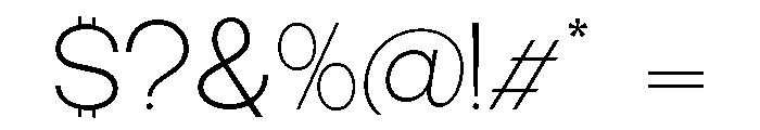 Epigraphy Expanded Extra Light Font OTHER CHARS